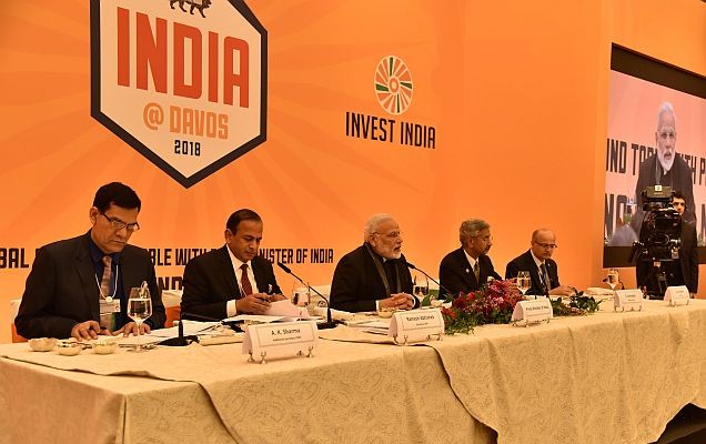 PM Narendra Modi At Davos International CEO Meeting