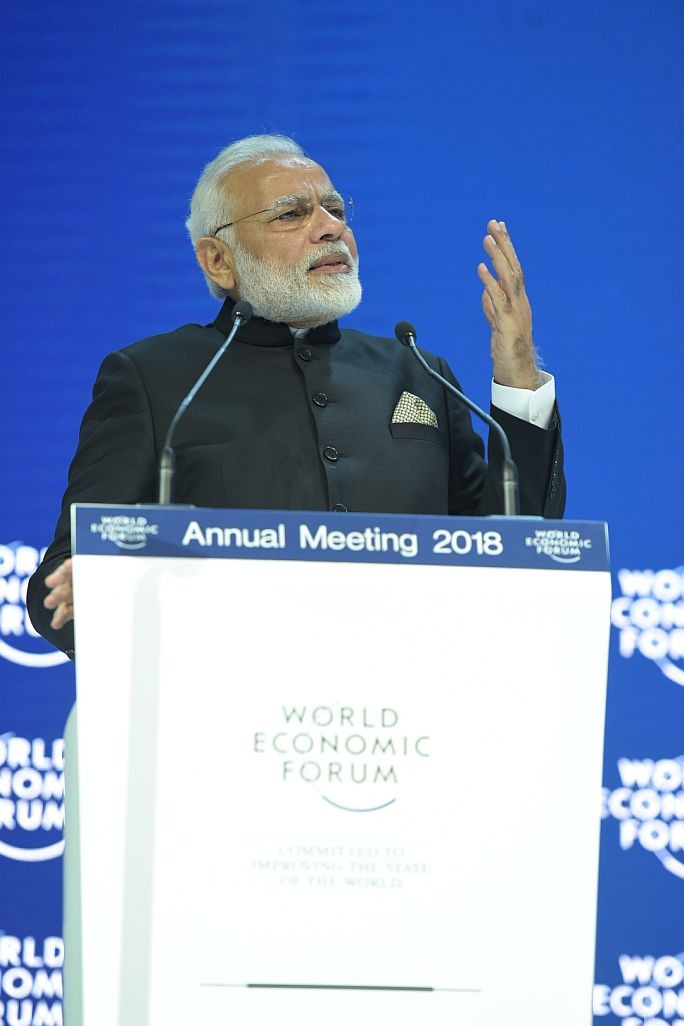 pm narendra modi at world economic forum